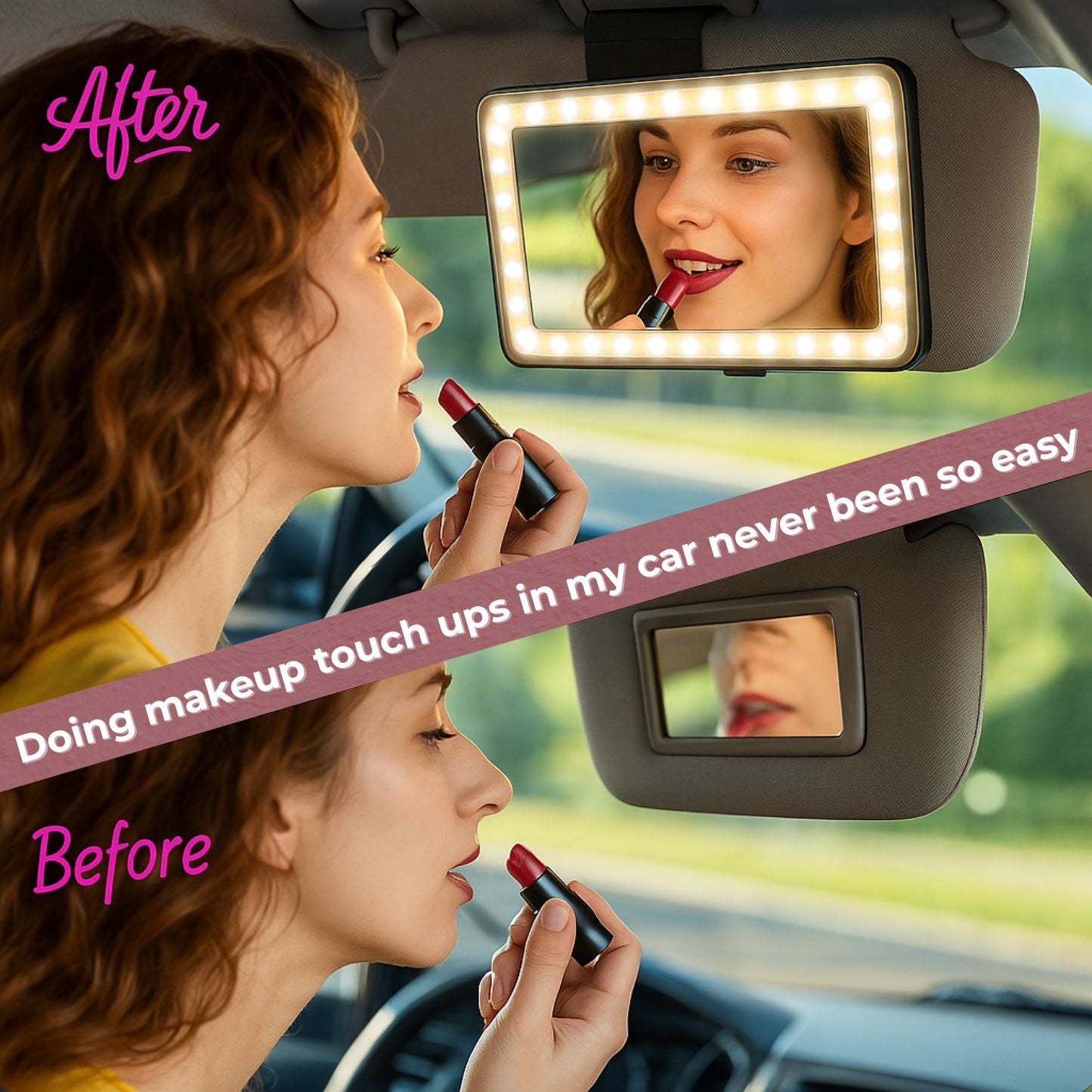 Visor Vanity Mirror
